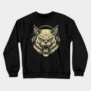 Death Metal Cat Crewneck Sweatshirt